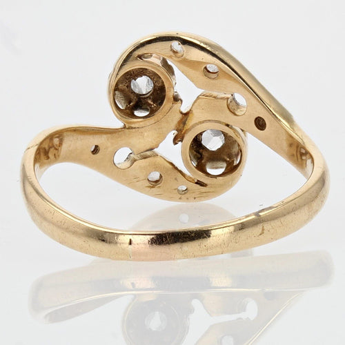 Bague 55 Bague ancienne de la Belle époque diamants 58 Facettes 19-523A-52