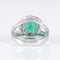 Bague Bague Jonc Emeraude Diamants 58 Facettes