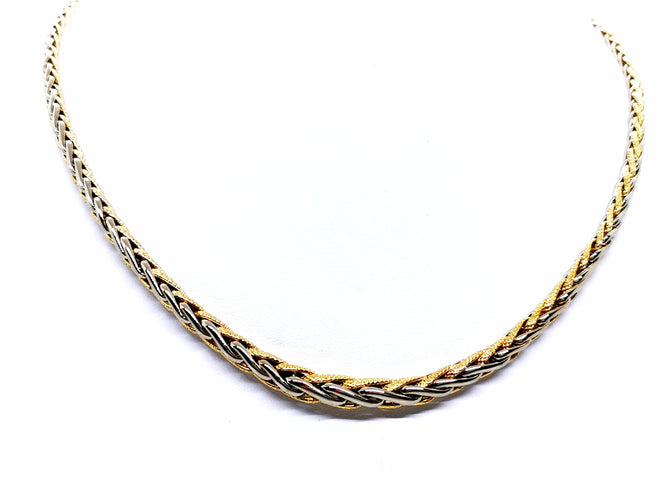 Collier Collier Maille palmier Or jaune 58 Facettes 997155CN