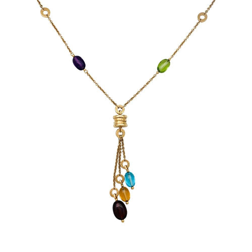Collier Collier Bulgari, "B.Zero1" en or jaune, pierres de couleurs. 58 Facettes 29989