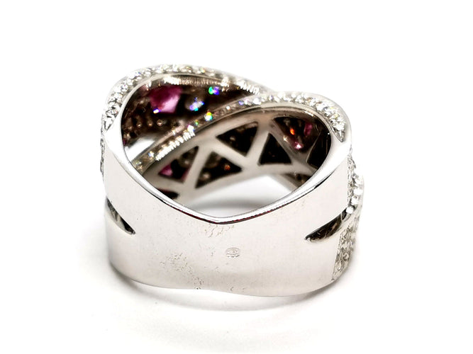 Bague 54 Bague Or blanc Diamant 58 Facettes 1161906CN