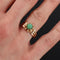 Bague 54 Bague ancienne jade or rose 58 Facettes 06-058-50