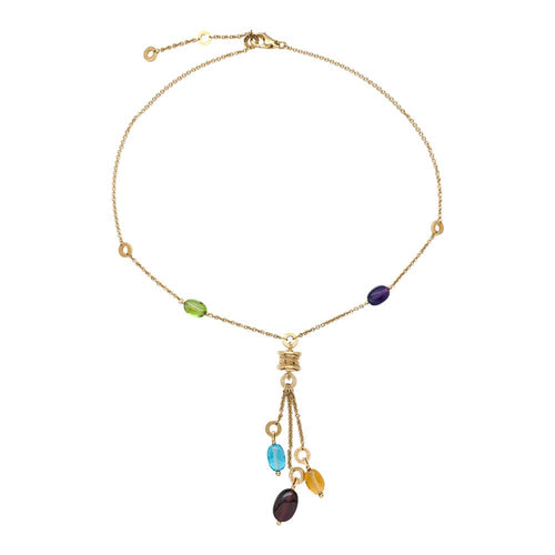 Collier Collier Bulgari, "B.Zero1" en or jaune, pierres de couleurs. 58 Facettes 29989