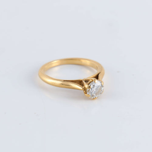 Bague 50 Bague Solitaire Diamant 0.65ct 58 Facettes FM83