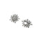 Boucles d'oreilles Boucles d'oreilles "Flocons" en platine et diamants. 58 Facettes 30497