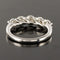 Bague 55 Bague or blanc 5 diamants 58 Facettes 18-144-55