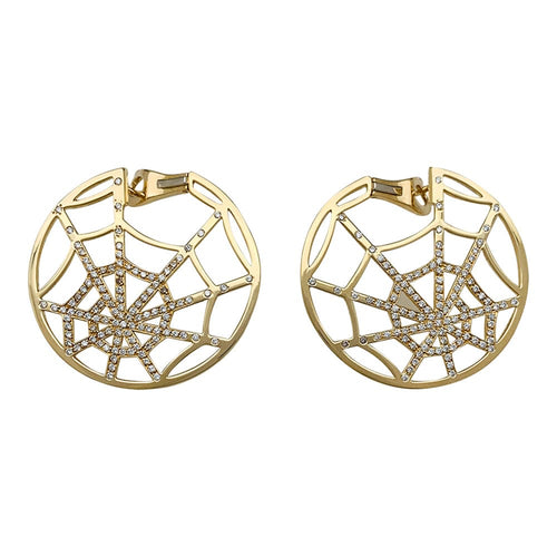 Boucles d'oreilles Boucles d'oreilles Chaumet "Attrapes-moi" en or jaune et diamants. 58 Facettes 30522