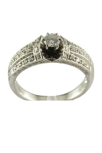 Bague 58 Bague moderne diamants 58 Facettes 19941