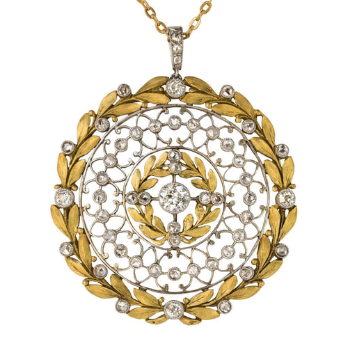 Pendentif Pendentif diamants rosace 58 Facettes 13-069-7402260