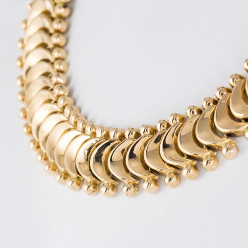 Collier Collier rétro or articulé 58 Facettes 19-543