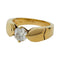 Bague 53 Bague Chaumet "Plume" sertie d'un diamant de 0,77 carat E/VS2 58 Facettes 24387-1