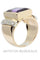 Bague 52 Bague tank améthyste et diamants 58 Facettes 33441