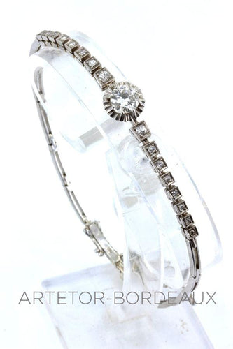 Bracelet Bracelet articulé Art Déco diamants 58 Facettes 17361