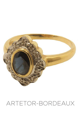 Bague 53 Bague moderne saphir 58 Facettes 2151