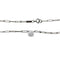 Collier Collier solitaire diamant 1,50 carat en or blanc. 58 Facettes 30498