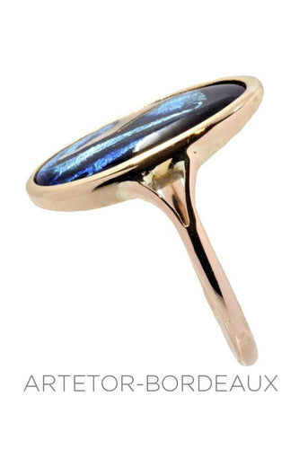 Bague 54 Bague émail de Limoges 58 Facettes 29891