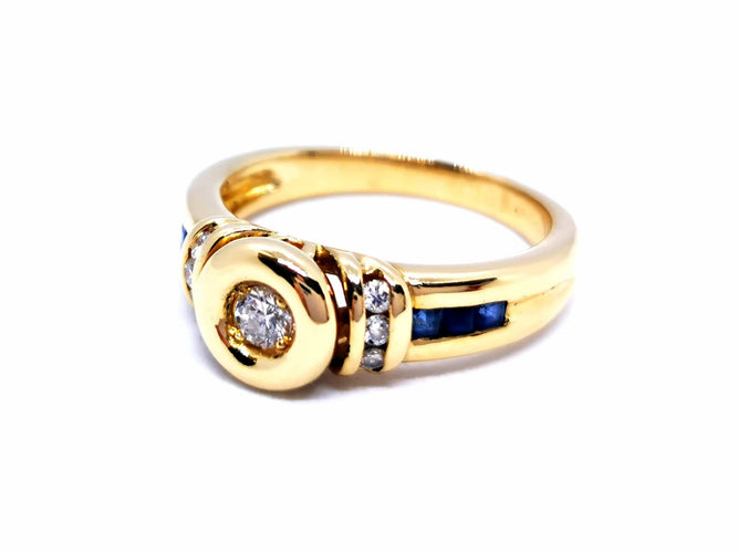 Bague 53 Bague Or jaune Diamant 58 Facettes 815609CN