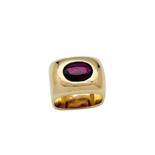 Bague 47 Bague Dinh Van, "Margot", or jaune et rubis 58 Facettes 30467
