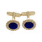 Boutons de manchette Bulgari "Gemelli BVLGARI BVLGARI", or jaune et lapis lazuli 58 Facettes 29985