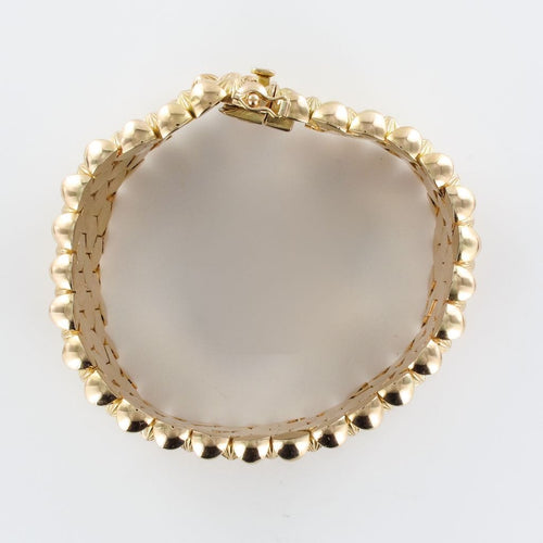 Bracelet Bracelet or jaune nids d'abeilles 58 Facettes 19-542