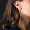 Boucles d'oreilles Boucles d'oreilles de création quartz poli et labradorites 58 Facettes 21-318