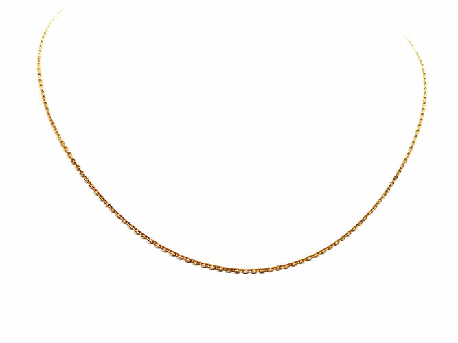 Collier Collier Maille forçat Or jaune 58 Facettes 1161981CD