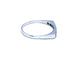 Bague 58 Bague Or blanc Saphir 58 Facettes 930703CN