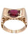 Bague 55 Bague tank ajourée rubis 58 Facettes 30781