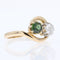 Bague 50 Bague toi et moi saphir vert diamant 58 Facettes 20-403-48