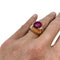 Bague 50 Bague rubis en or rose et platine, diamants. 58 Facettes 29958
