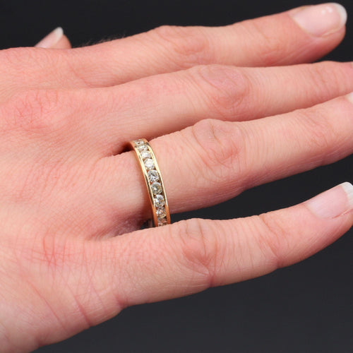 Bague 56 Alliance diamants occasion 58 Facettes 20-549-53