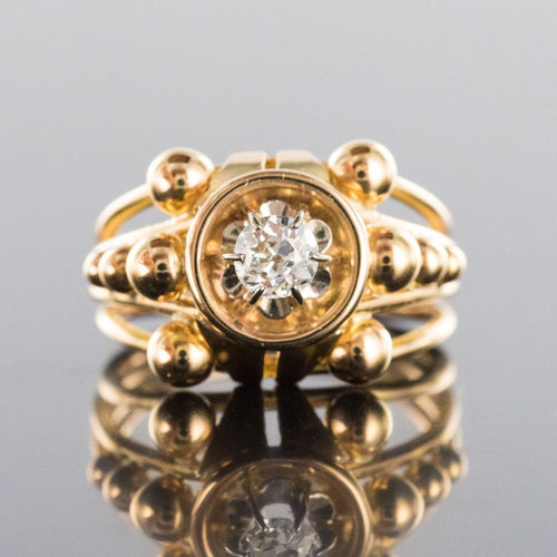 Bague 49 Bague diamant années 60 58 Facettes CV18-5420472-52