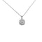 Pendentif Pendentif diamant 4,37 carats, chaîne en or blanc. 58 Facettes 30605