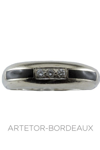 Bague 54 Bague onyx et diamants 58 Facettes 3801