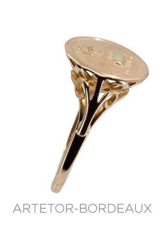 Bague 58 Bague d'amour 58 Facettes 35741