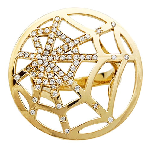 Bague 52 Bague Chaumet "Attrape-moi" en or jaune et diamants. 58 Facettes 30523