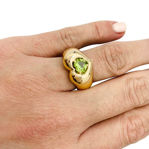Bague 50 Bague Van Cleef & Arpels, "Coeur", en or jaune, péridot. 58 Facettes 30111