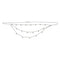 Collier Collier draperie en or blanc et diamants. 58 Facettes 29478