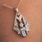 Pendentif Pendentif art déco diamants et saphirs 58 Facettes 16-082