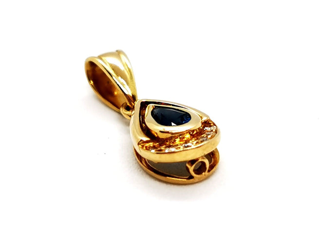 Pendentif Pendentif Or jaune Saphir 58 Facettes 1125991CD