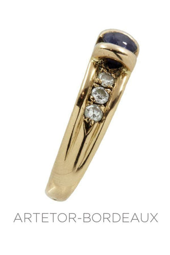 Bague 52 Bague spinelle et diamants 58 Facettes 32411