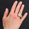 Bague 51 Bague tank diamants asymétrique 58 Facettes 21-101-51