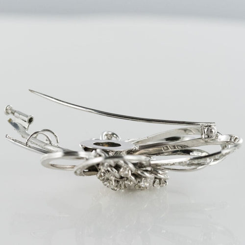 Broche Broche Pendentif diamants gerbe de fleurs 58 Facettes 16-147