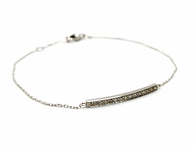 Bracelet Bracelet Or blanc Diamant 58 Facettes 1186471CN