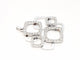 Pendentif Dinh Van Pendentif Impression Or blanc Diamant 58 Facettes 00036GD