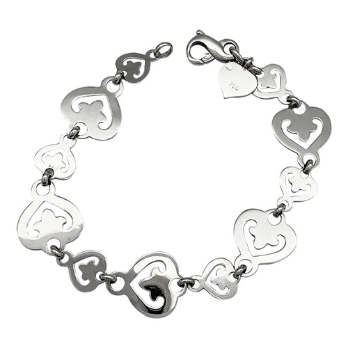 Bracelet Bracelet O.J. Perrin, "Coeur Légendes" en or blanc 58 Facettes 30356
