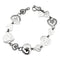 Bracelet Bracelet O.J. Perrin, "Coeur Légendes" en or blanc 58 Facettes 30356