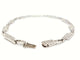 Bracelet Dinh Van Bracelet Seventies Or blanc Diamant 58 Facettes 00014GD