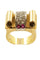 Bague 53 Bague tank rubis et diamants 58 Facettes 1711
