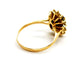 Bague 55 Bague Fleur Or jaune Saphir 58 Facettes 952717CN
